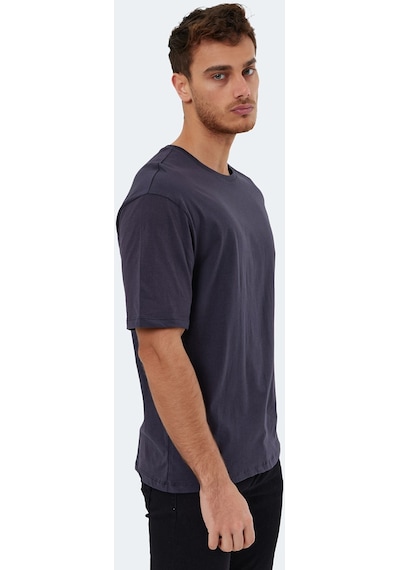 Slazenger  Kaiser In Oversize Erkek Oversıze Antrasit Tişört