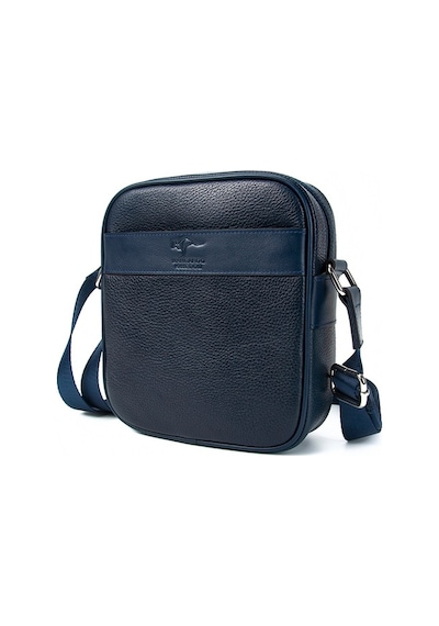 Hakiki Deri Postacı Çanta Lacivert Unisex Kangaroo Kıngdom 8875-L
