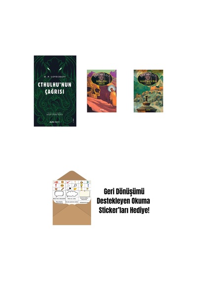 Cthulhu'nun Çağrısı + Herbert West: Diriltici + Charles Dexter Ward Vakası + Okuma Sticker'ları