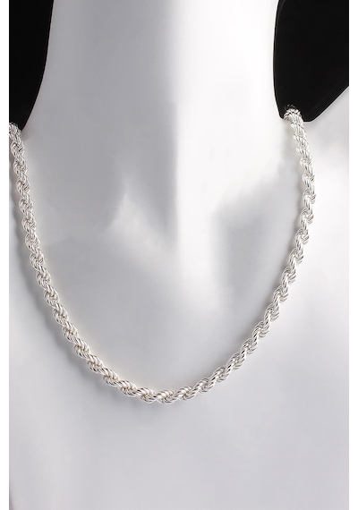 Omar Silver Unisex Halat Gümüş Zincir 5 Mm Elmas Kesim Gümüş Koly