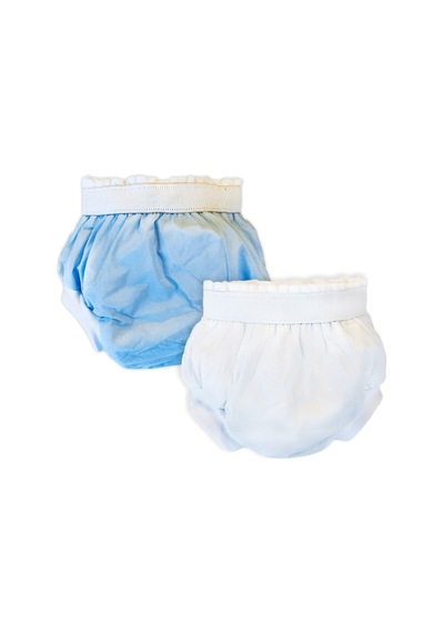 Sema Baby 2'li Lüks Alıştırma Külodu 10-15 kg - Beyaz/Mavi