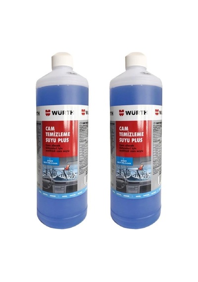 Würth 2x Konsantre Antifrizli Cam Temizleme Suyu Plus 1000 Ml Açık Gri