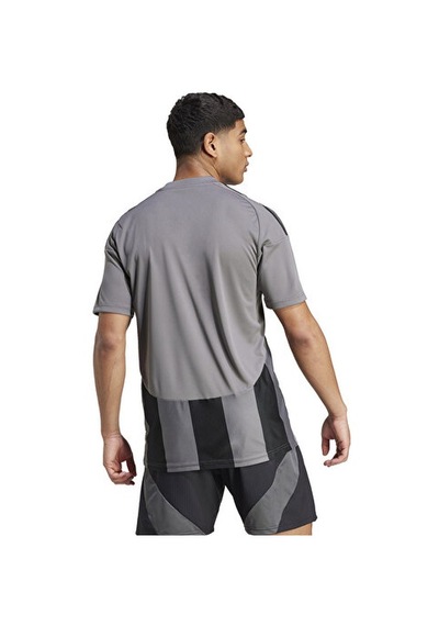 Adidas Striped 24 Jsy Erkek Futbol Forması Iw2145 Gri Gri