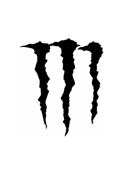 Monster Pençe Far Cam Kask Sticker 02153