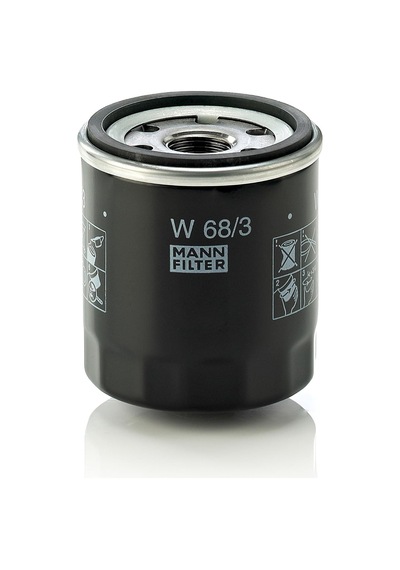 Mann-fılter W 68/3 Yağ Filtresi Toyota