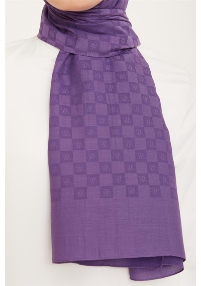 Armine Trend P.monogram Şal2 4805 Mor Mor