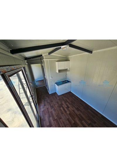 250 X 700 Teras Evim Tiny House 1+1 Plakalı Ruhsatlı O2 Belgeli Kredi Kartına Vade Farksız Taksit Fabrikadan