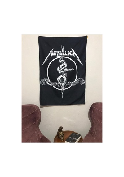 Metalica Death Magnetic Tasarım Duvar Halısı