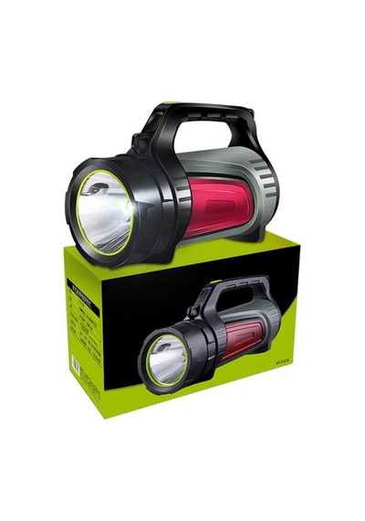 Powermaster Şarjlı Ledli Uzun Menzilli Kamp Tipi Işıldak Fener Js-881a Siyah
