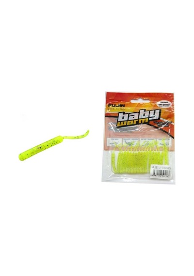 Fujin Baby Worm 5.2 Cm Floating Lrf Silikonu Fluo Green