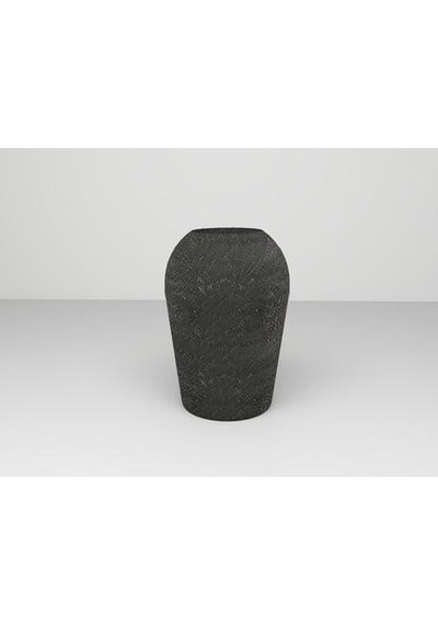 Nuano Consept Zen Serisi Yuvarlak Saksı Siyah 28x35