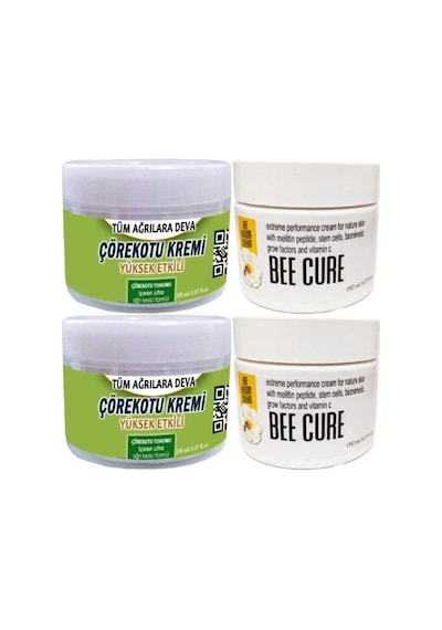 Süper Çörek Otu Bakım Kremi 2x150 Ml+bee Cure Krem 2x150 Ml