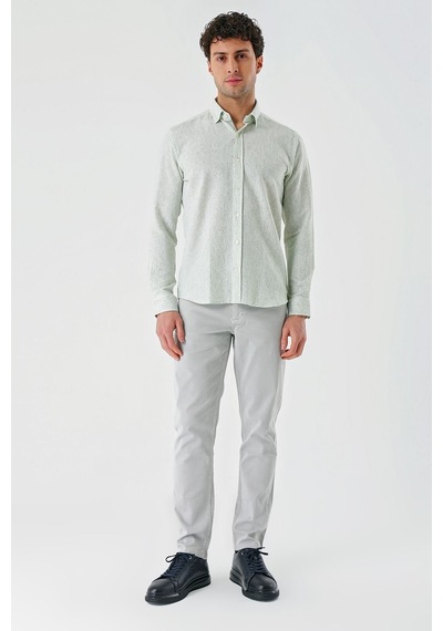 İmza Koyu Yeşil Uzun Kollu Çizgili Biritli Yaka Pamuklu Likralı Casual Slim Fit Dar Kesim Gömlek 1004240233-koyu Yeşil Koyu Yeşil İmza Koyu Yeşil Uzun Kollu Çizgili Biritli Yaka Pamuklu Likralı Casual Slim Fit Dar Kesim Gömlek 1004240233-koyu Yeşil Koyu Yeşil