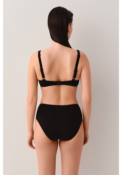 Suwen Drapeli Bikini Alt Sbn26995012 Siyah