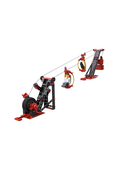 Fischertechnik Teleferik Yapım Seti 369 Parça 3 Model Stem Mekanik Mühendislik 7+