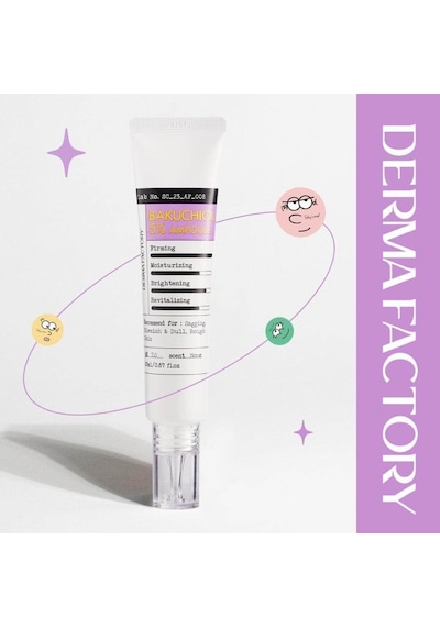 %5 Bakuchiol İçeren Elastikiyet Arttırıcı Ve Cilt Düzenleyici Serum Derma Factory Bakhuciol Ampoule