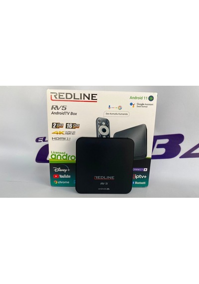 Redline Rv5 Lisanslı 4k Ultra Hd Android 11 Tv Box Medya Oynatıcı