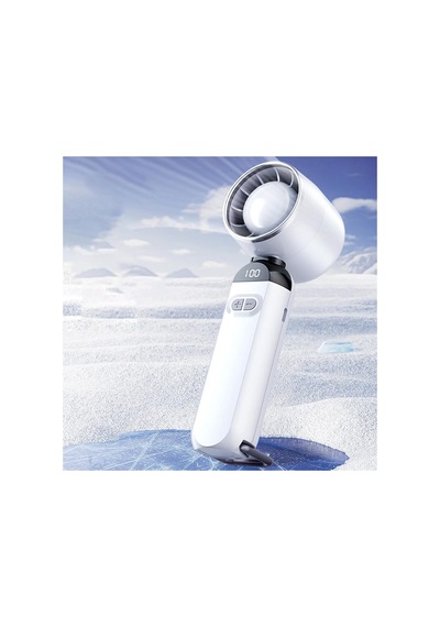 Şarjlı El Fanı 12000rpm 0-120 Hız Ayarı Masaüstü Vantilatör Mini Fan