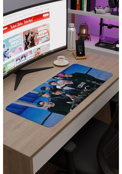 Stray Kids V4 70x30 Xl Gaming Kauçuk Kaymaz Taban Mouse Pad Fare Altlığı