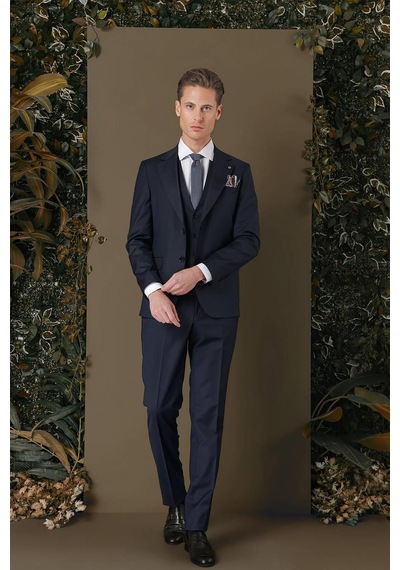 Efor Tk 881 Slim Fit Lacivert Klasik Takım Elbise Lacivert Efor Tk 881 Slim Fit Lacivert Klasik Takım Elbise Lacivert