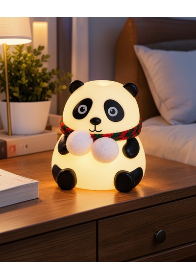 Renk Değiştiren Panda Gece Lambası Bwr30renkdegıstırenpanda-2 Sarı