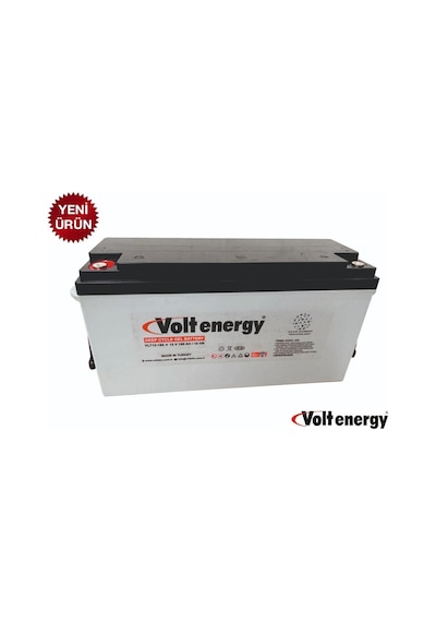 Volt Energy 12V 180 Amper Jel Akü Deep Cyle Nanocarbon