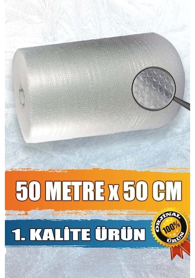 Balonlu Naylon Havalı Naylon Pat Pat 50 CM x 50 M