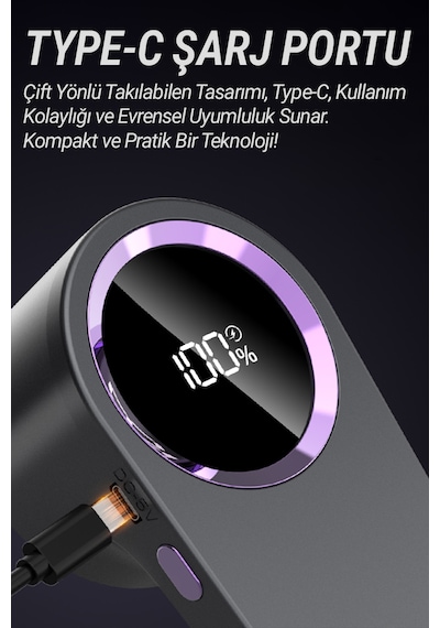 Veryfit Profesyonel Şarjlı Type C Tüy ve Tiftik Toplama Temizleme