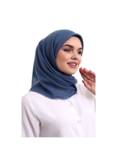 Pamuklu Pano Düz Desensiz Örtü Mavi