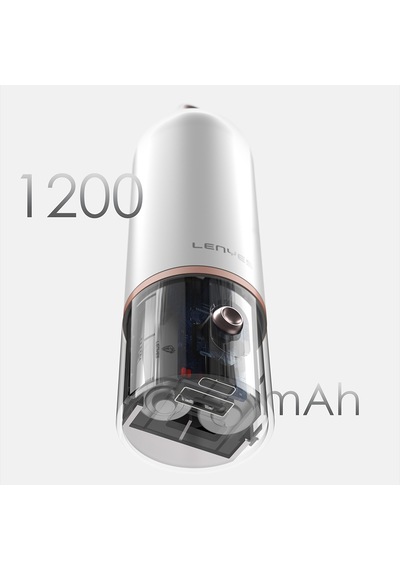 Lenyes Lhf12 Powerbank Özellikli 3 Kademeli Portatif Soğutucu El Fanı Beyaz
