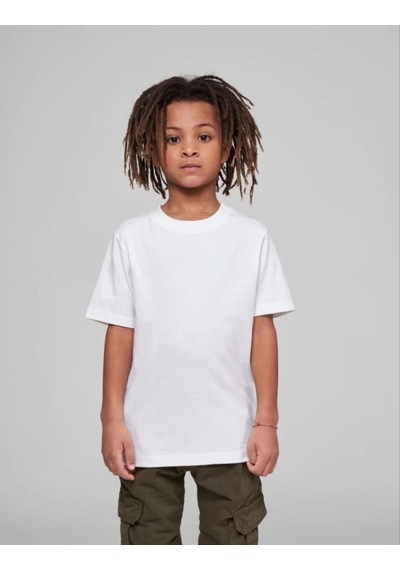 Çocuk Unisex Basic T-shirt - Beyaz