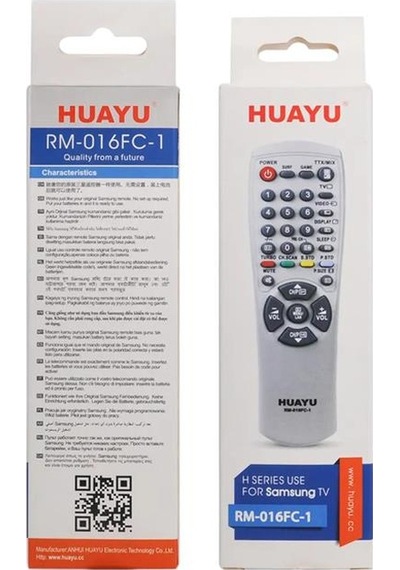 Huayu Rm-016fc-1 Samsung 00104h-00104k-00104n-00104m-10095u-10107n Lcd Led Tv Kumanda