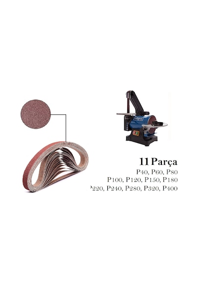Venoa Scheppach Bts700 Uyumlu Bant Zımpara Kağıdı 11 Parça (50x686 mm)