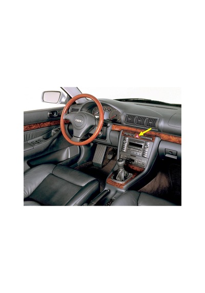 Audi A4 1998-2000 Dörtlü Flaşör Kırmızı Üçgen Düğmesi 8d0941509h