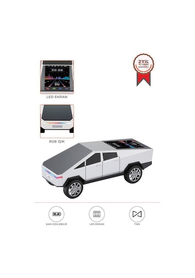 Torima D68 Cybertruck Araba Tasarımlı Bluetooth Hoparlör