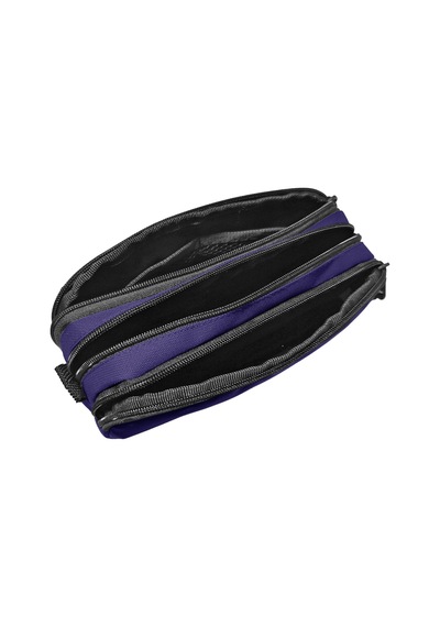 Jacbag Trıple Pouch-üç Bölmeli Kalem Kutusu Triple Pouch-mor renkli