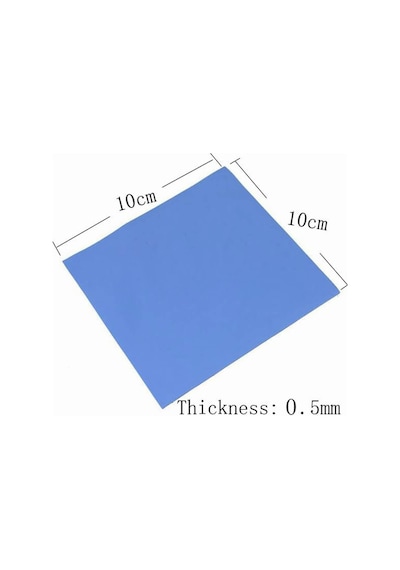 Wozlo 0 5mm 100x100mm Chipset Soğutucu Termal Pad Cep Telefonu Notebook Ps4 Ps5 Mavi 3 6w/m K