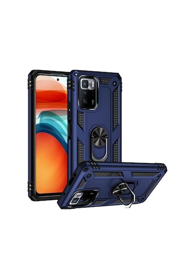 Poco X3 Gt Kılıf Tam Koruma Çift Katmanlı İbiza Sert Silikon Kapak Mavi
