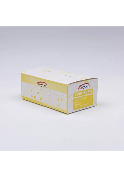Fuyaku 7 Mm I-end Mikro İnce Fine Kılçık Etiketleme Plastiği Siyah 10.000 Adet
