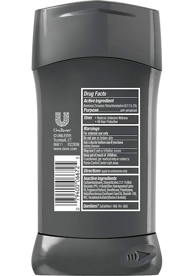 Dove Men Extra Fresh Antiperspirant Deodorant 76GR