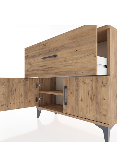 Arges Şifonyer Tek Raflı Tek Çekmeceli 2 Kapaklı 88x30x80 Çam-çam Atlas Çam Arges Şifonyer Tek Raflı Tek Çekmeceli 2 Kapaklı 88x30x80 Çam-çam Atlas Çam