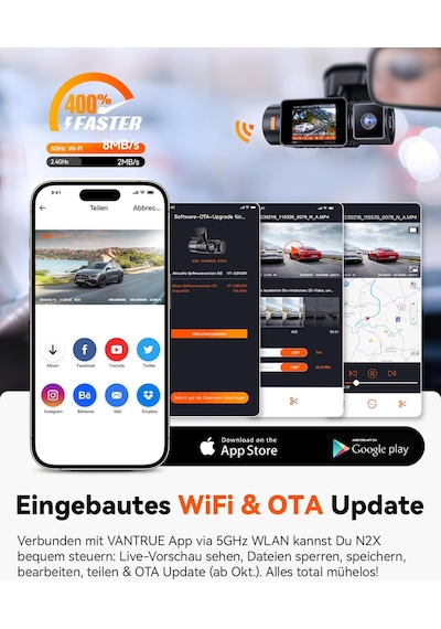 Vantrue N2x 2.7k+1080p Araç İçi Araç Kamerası, Starvıs 2 Çift Hdr Gece Görüşlü Araç Kamerası, 2,5k/60fps Ön, Gps, 5ghz Wifi, Uygulama Ve Ses Kontrolü, Gdpr Uyumlu, 7/24 Park Modu, G Sensör, Maks. 1tb Vantrue N2x 2.7k+1080p Araç İçi Araç Kamerası, Starvıs 2 Çift Hdr Gece Görüşlü Araç Kamerası, 2,5k/60fps Ön, Gps, 5ghz Wifi, Uygulama Ve Ses Kontrolü, Gdpr Uyumlu, 7/24 Park Modu, G Sensör, Maks. 1tb