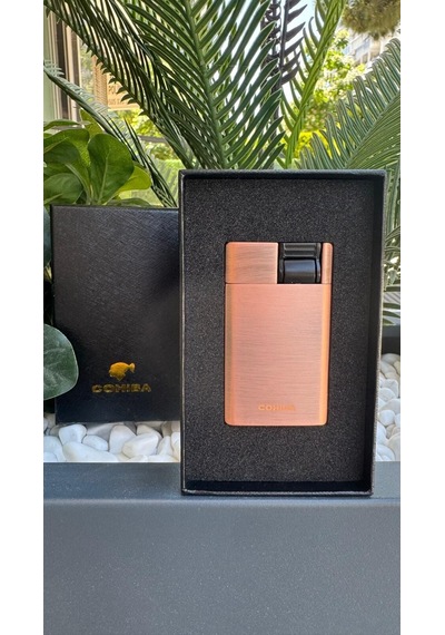 Cohiba Puro Çakmağı Perde Alev / Roze Gold