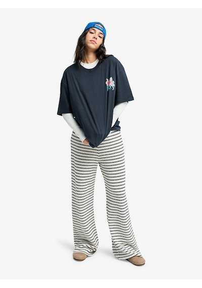 Roxy Talloversize Washed Kadın T-shirt-erjzt06081 Siyah