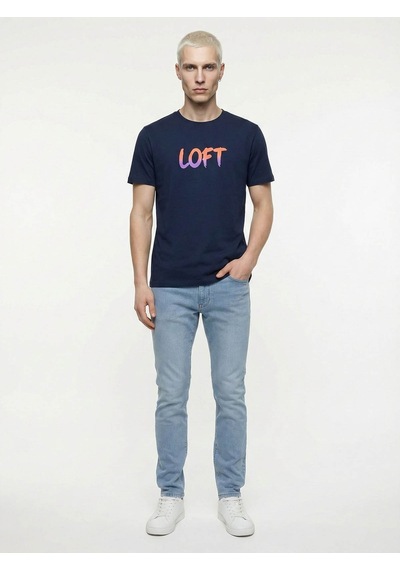 LOFT Regular Fit Erkek Tshirt K.kol Lf2041101 Q1.v1 Lacivert