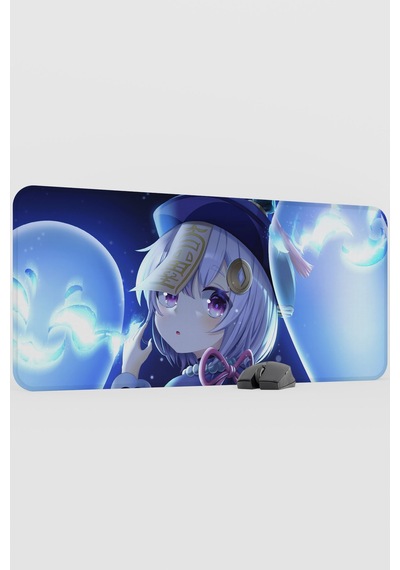Qiqi Genshin Impact Anime Gacha V1 - 90x40 Xxl Gaming Mouse Pad Fare Altlığı