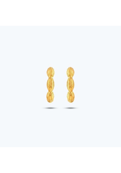 Altınbaş 22 Ayar Altın Halka Küpe Bkp0094-25649 Çok Renkli