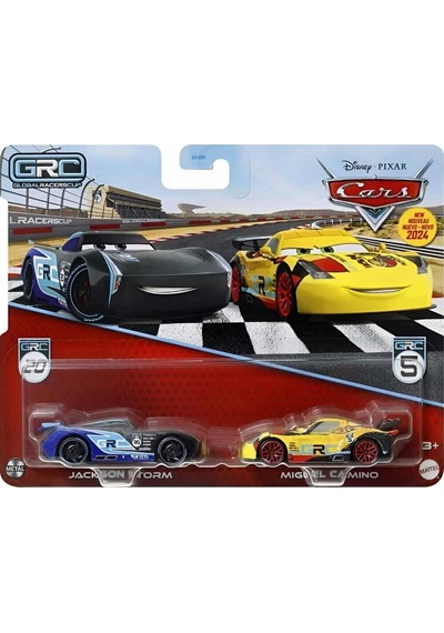 Disney Cars Ikili Karakter Araçlar Jackson Storm & Miguel Camino Dxv99 / Htx16 Çok Renkli