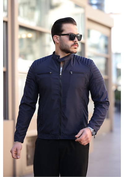 Mero Life Erkek Lacivert Su Ve Rüzgar Geçirmez Slim Fit Astarlı Mevsimlik Mont Lacivert Mero Life Erkek Lacivert Su Ve Rüzgar Geçirmez Slim Fit Astarlı Mevsimlik Mont Lacivert
