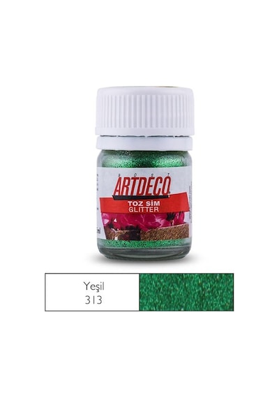 Artdeco Toz Sim Glitter 313  Yeşil